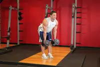 Bent Over Two-Dumbbell Row With Palms In