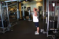 Cable Rope Overhead Triceps Extension